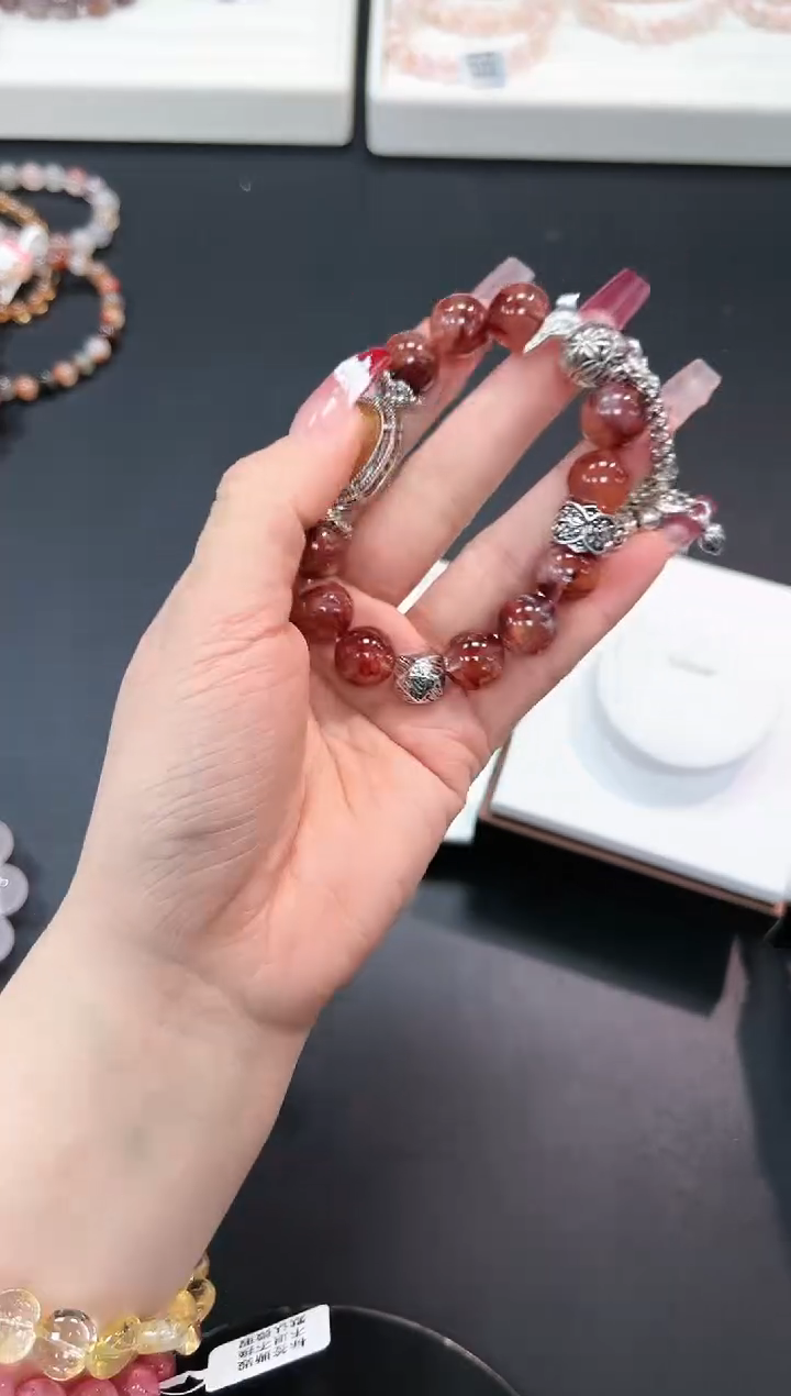 【闪购商品】水晶手串未镶嵌9q多样性发其一/1条默认微瑕