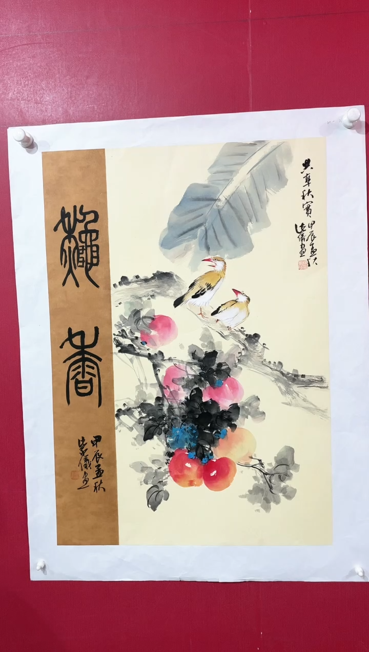 【闪购商品】绘画48林紫仪绘画作品68*45