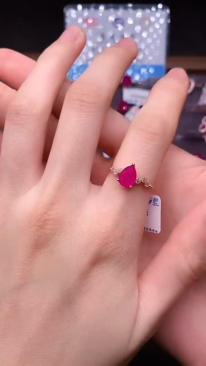 【闪购商品】红宝石戒指银S925镶嵌.....