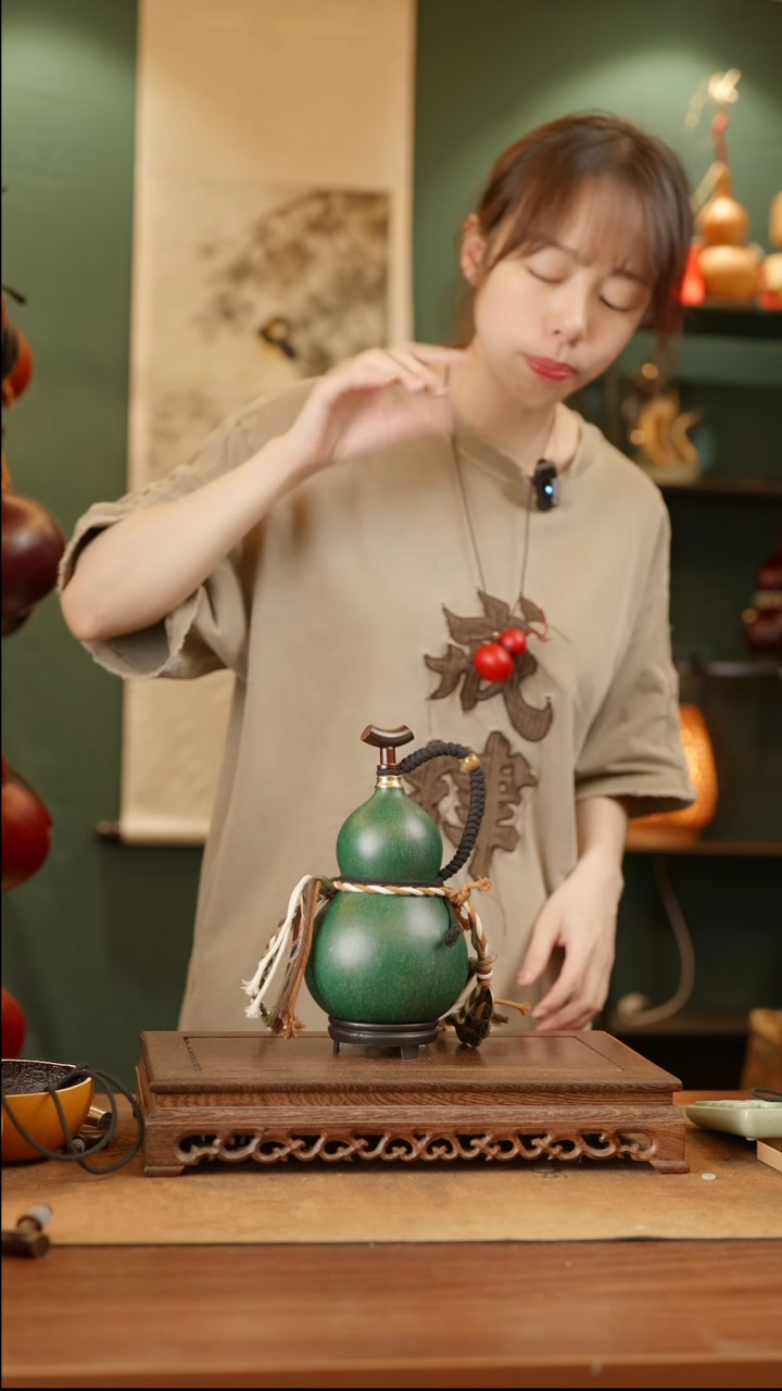 97号精品天然大漆酒葫芦一物一拍~