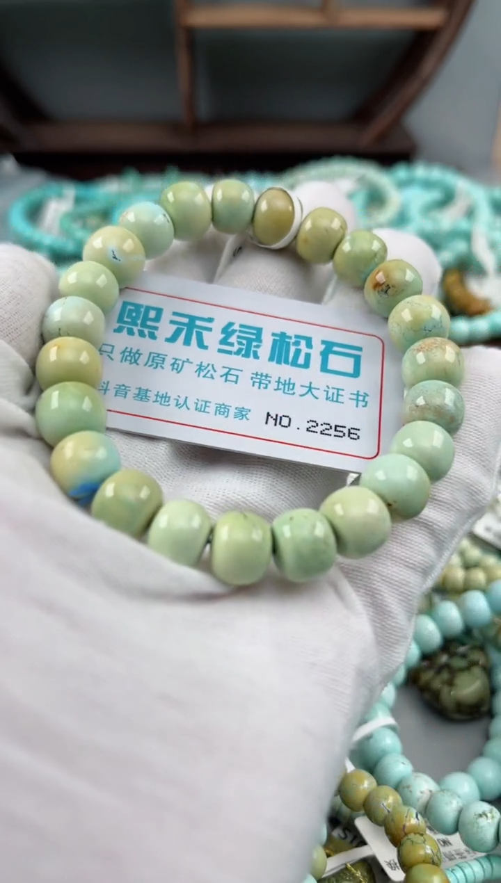 未镶嵌绿松石松石2256