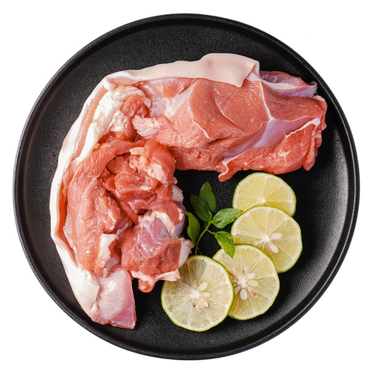 新鲜羊腿肉（黑山羊）约500g（默认称重后宰块）