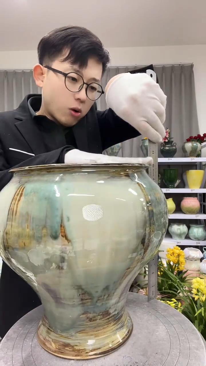 12.3陶瓷花盆直播链接高.    26 口18