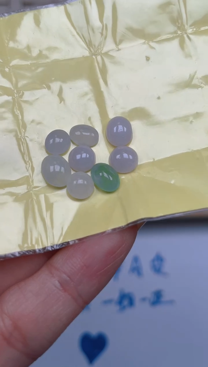裸石翡翠天然翡翠蛋面15