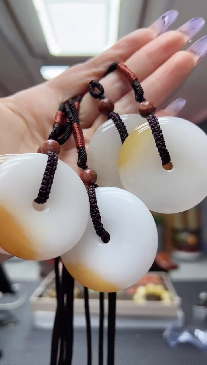 【闪购商品】和田玉挂件未镶嵌大平安扣/多样性发货其中发一