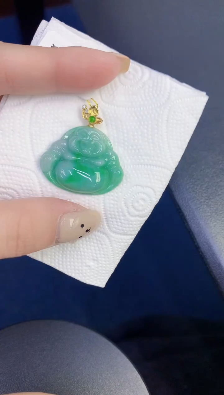 颈饰未镶嵌翡翠缅甸天然翡翠A货