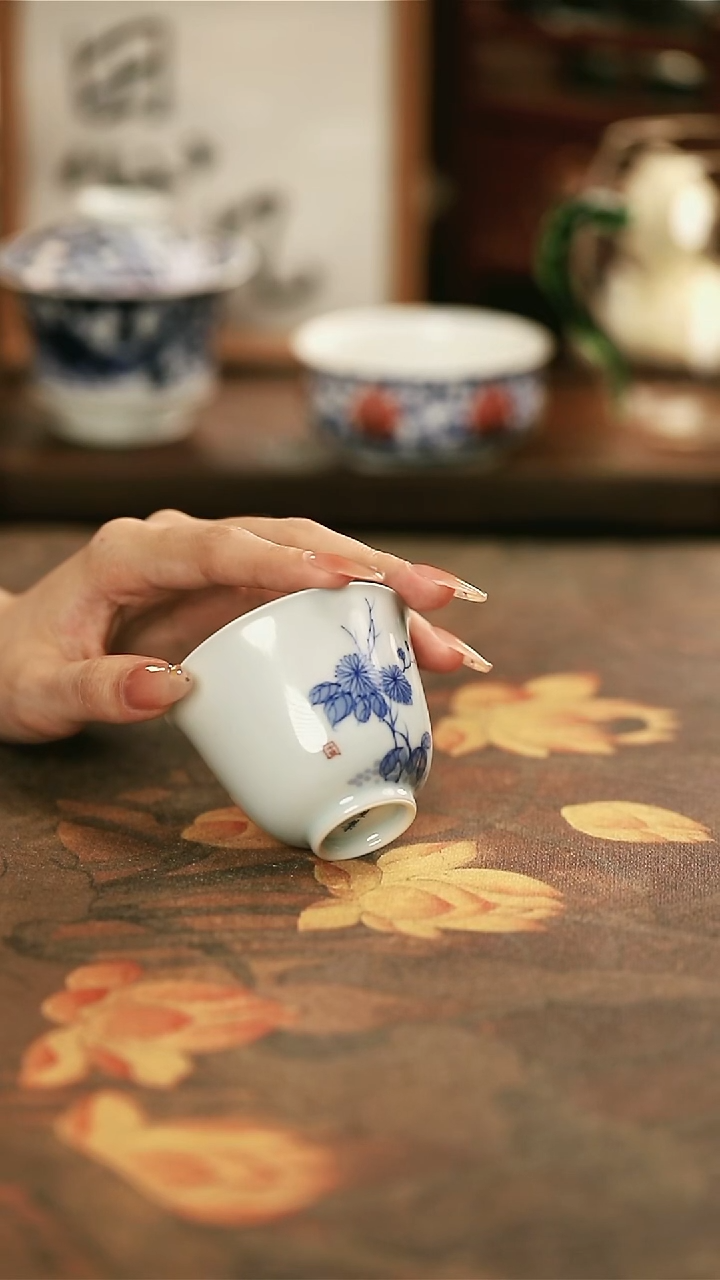 陶瓷手工手绘茶器-3