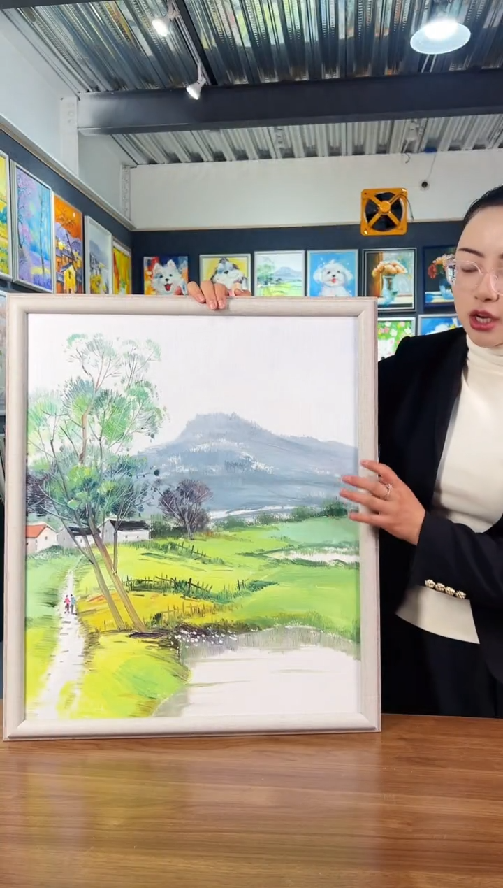 【闪购商品】油画15号 50*60 乡村1