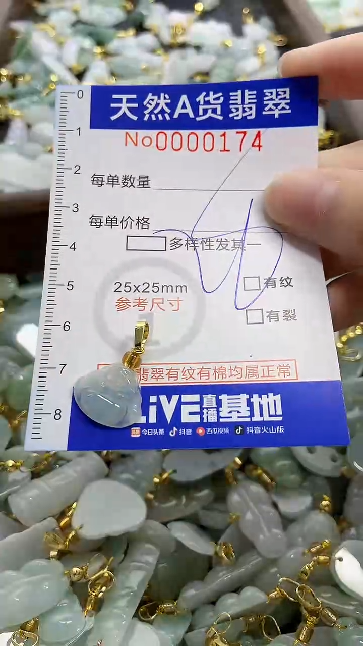 颈饰未镶嵌翡翠天然A货翡翠