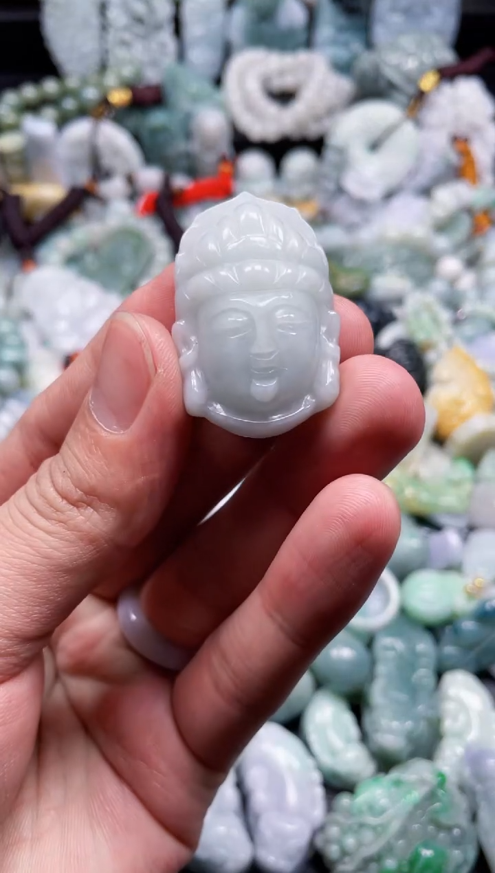 翡翠未镶嵌颈饰天然翡翠a货