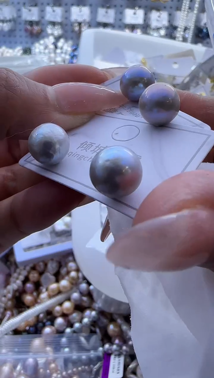 【闪购商品】淡水珍珠耳饰未镶嵌526