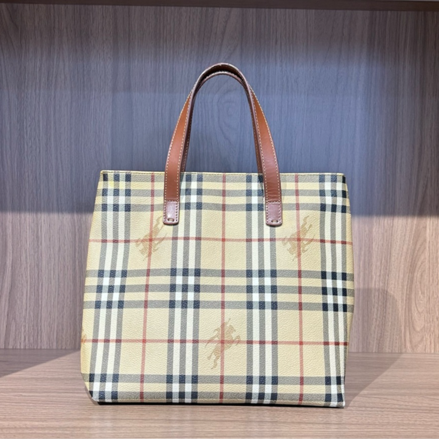 99新 BURBERRY/博柏利 巴宝莉/BURBERRY 战马格纹中古包 