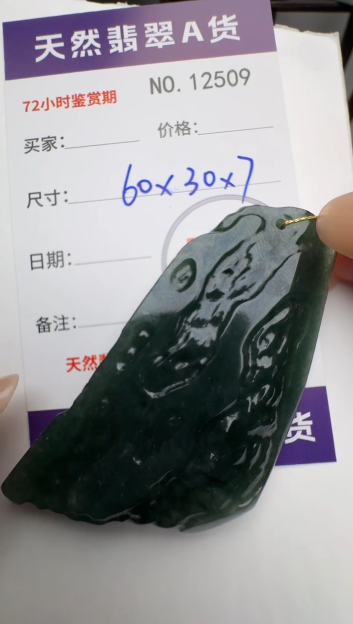 【闪购商品】翡翠颈饰未镶嵌原石12509
