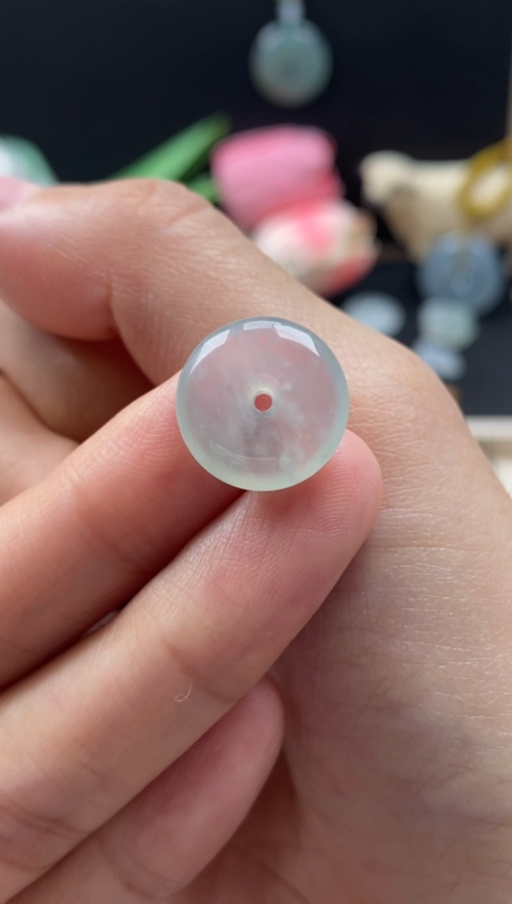 【闪购商品】翡翠颈饰未镶嵌翡翠冰种平安扣