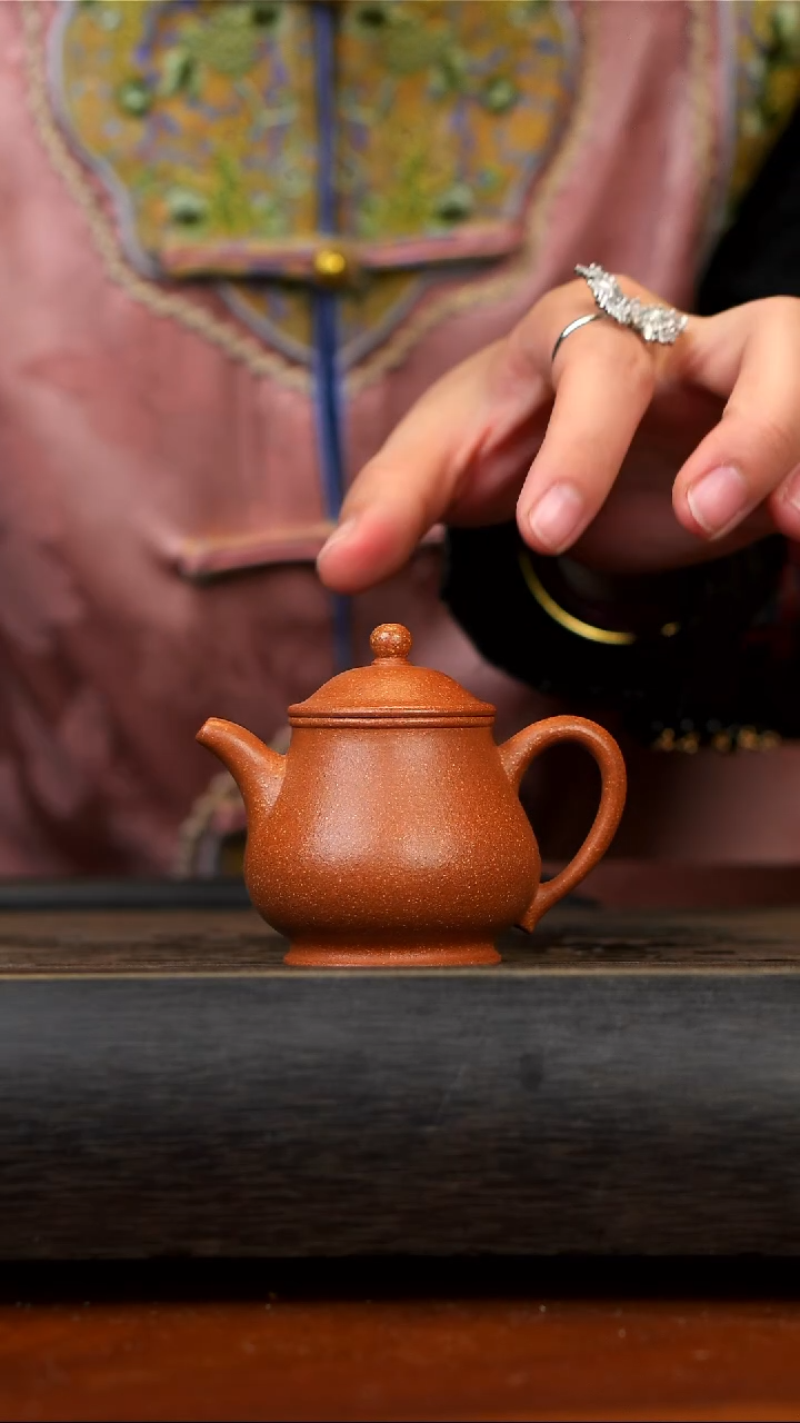 【闪购商品】紫砂茶壶黄降坡泥潘壶60ml