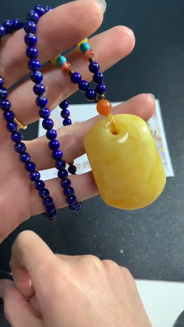 【闪购商品】蜜蜡裸石未镶嵌无事牌不退不换|