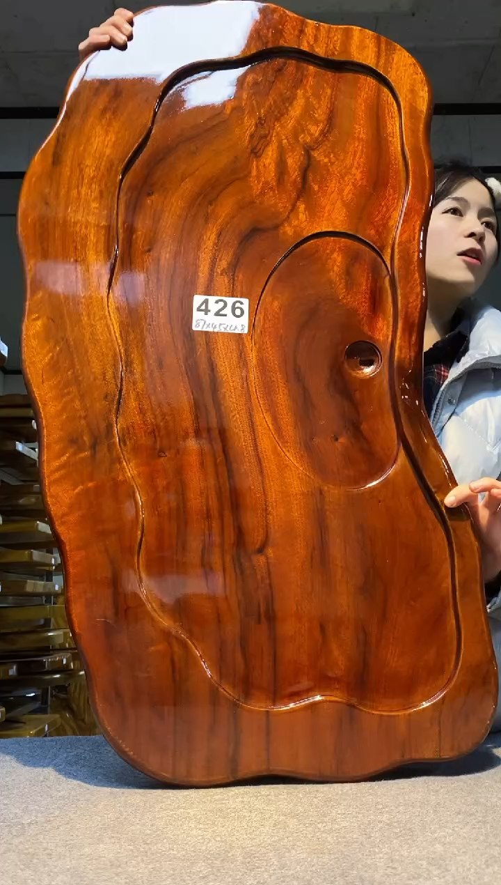 实木原木茶盘 一物一拍(不含配件）