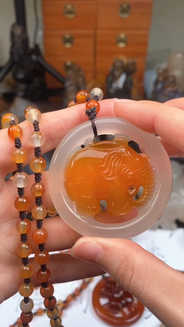 【闪购商品】玛瑙/玉髓颈饰未镶嵌AA