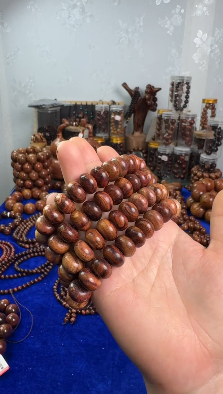 手串/手链黄花梨/降香黄檀正宗海黄算盘珠手串