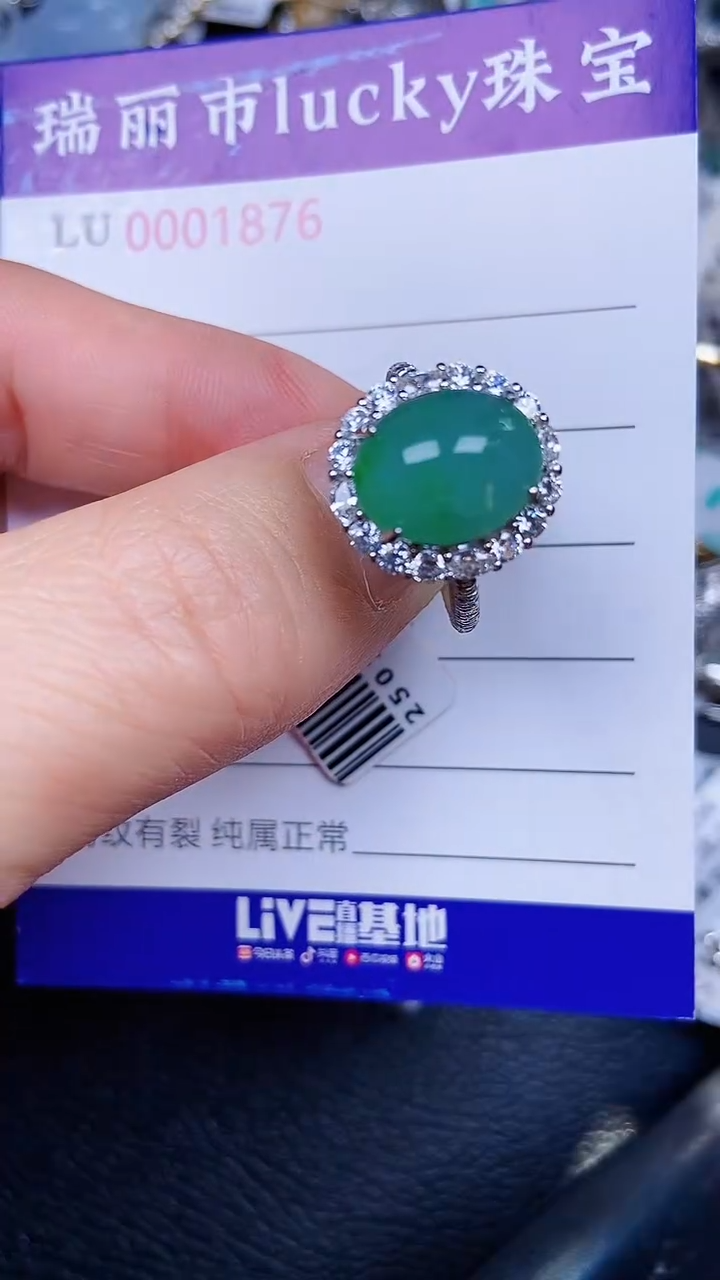 颈饰银S925镶嵌翡翠1878