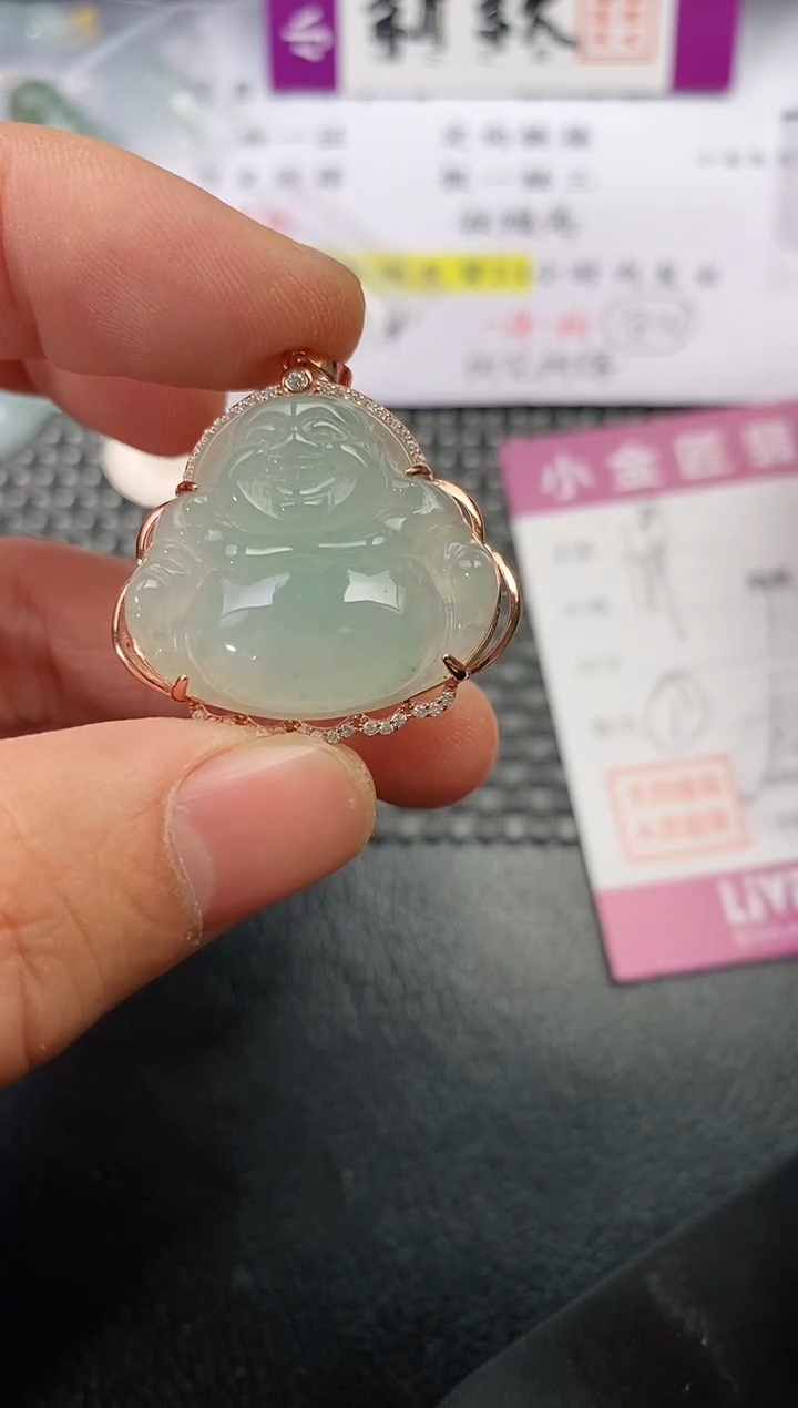 颈饰银S925镶嵌翡翠用****凌199