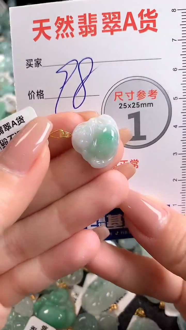 【闪购商品】翡翠颈饰18K金镶嵌13002971