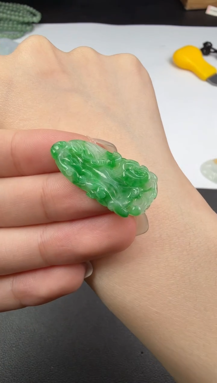 吊坠(不含链)未镶嵌翡翠翡翠饰品-132