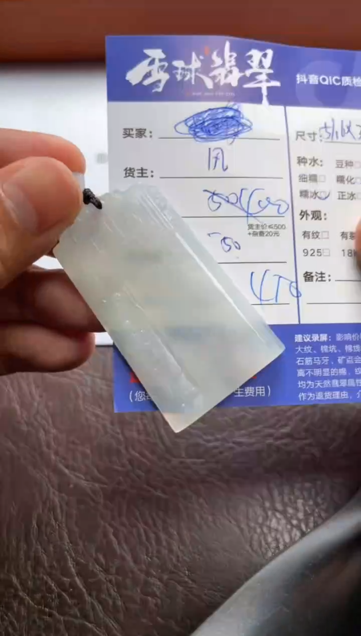 翡翠未镶嵌颈饰012603223