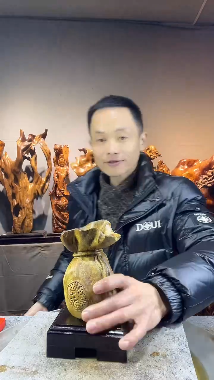 金丝楠用****8小叶桢楠随行摆件12