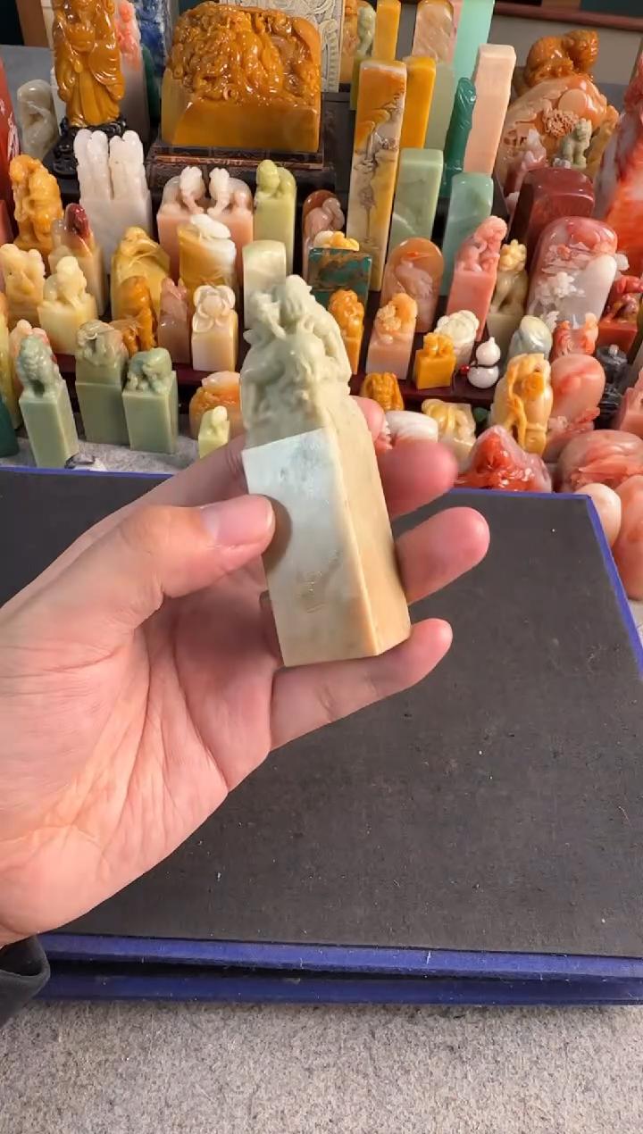 【闪购商品】青田石印石编号编号4457