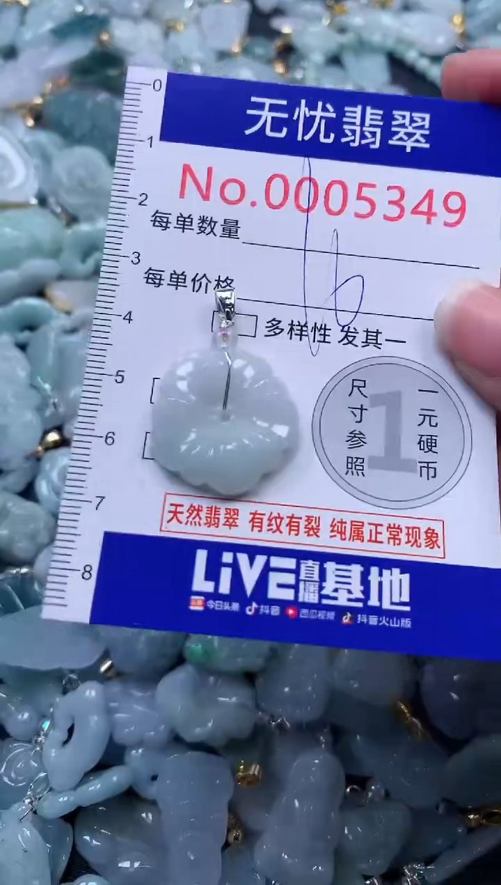 颈饰未镶嵌翡翠5349