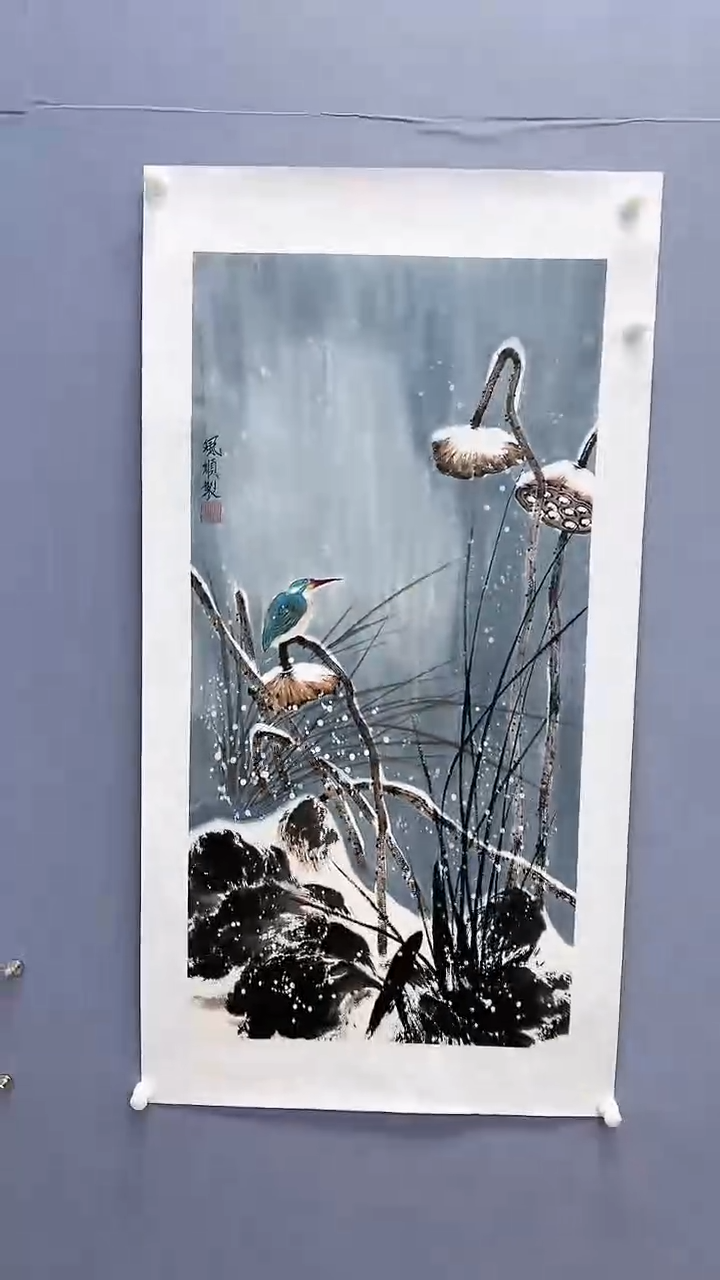 【闪购商品】绘画杨风顺绘画4平尺花鸟铜奖作品