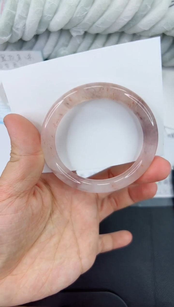 【闪购商品】石英质玉手镯未镶嵌273-54.5