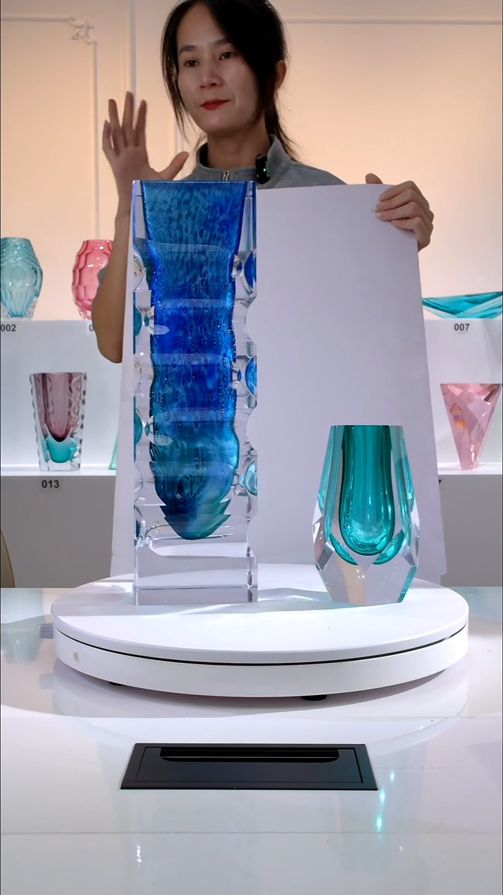 梵高的画直筒瓶花器