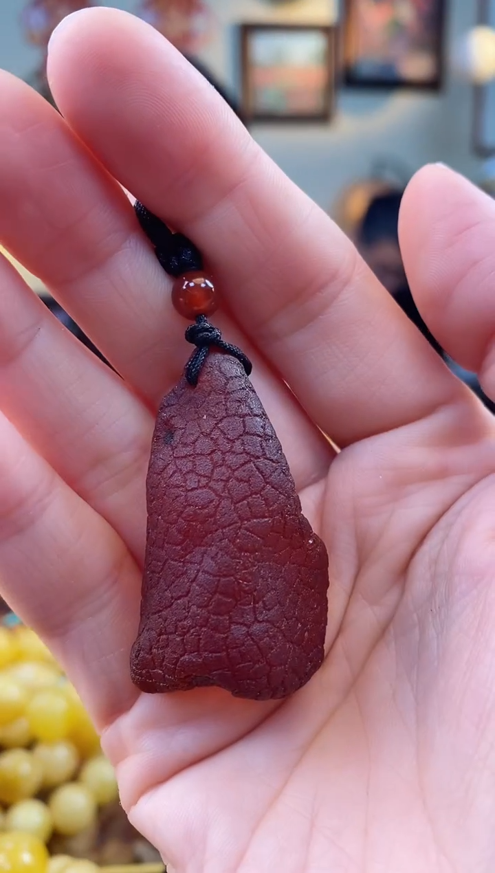 【闪购商品】琥珀颈饰未镶嵌吊坠