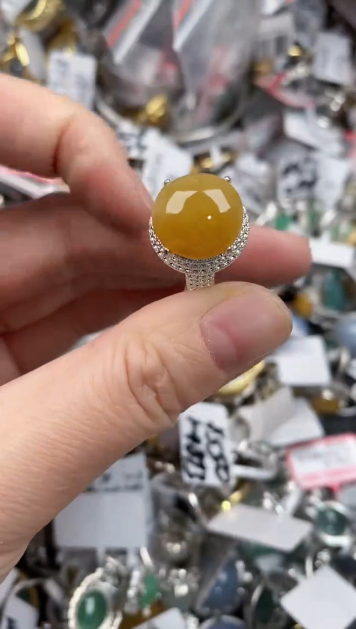 未镶嵌戒指翡翠444               10