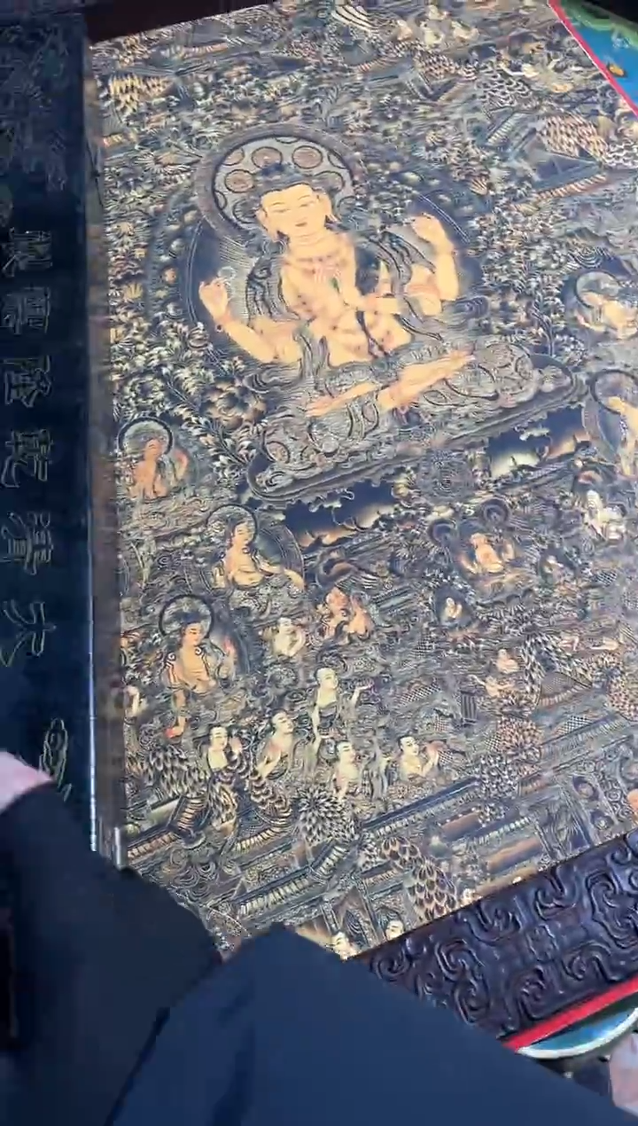 卷轴画路路的唐卡tk160