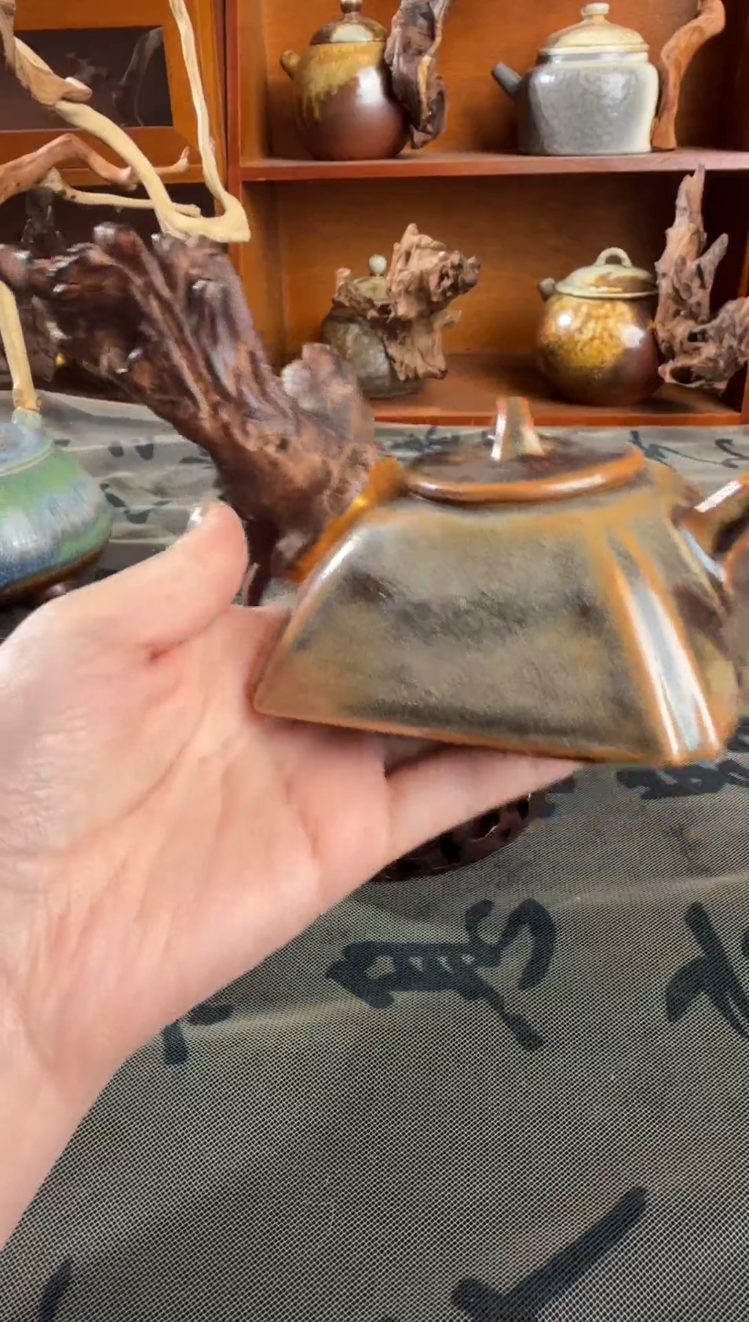 闪购福利价专属手工柴烧茶壶