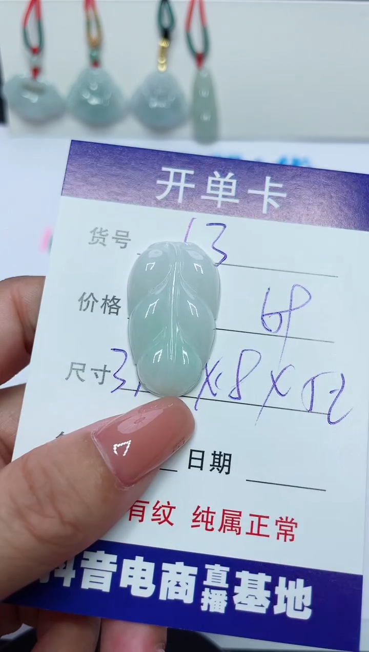 【闪购商品】翡翠颈饰未镶嵌A货 13