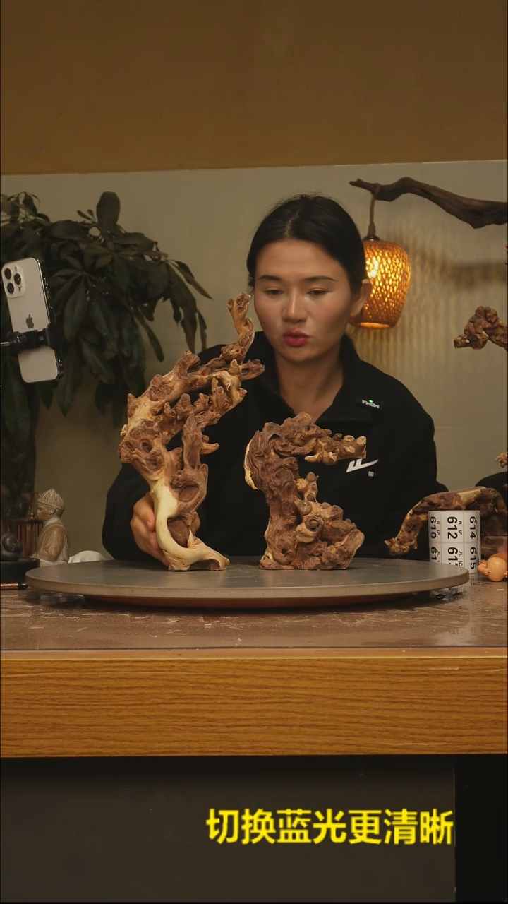 木各****福根雕摆件600.601