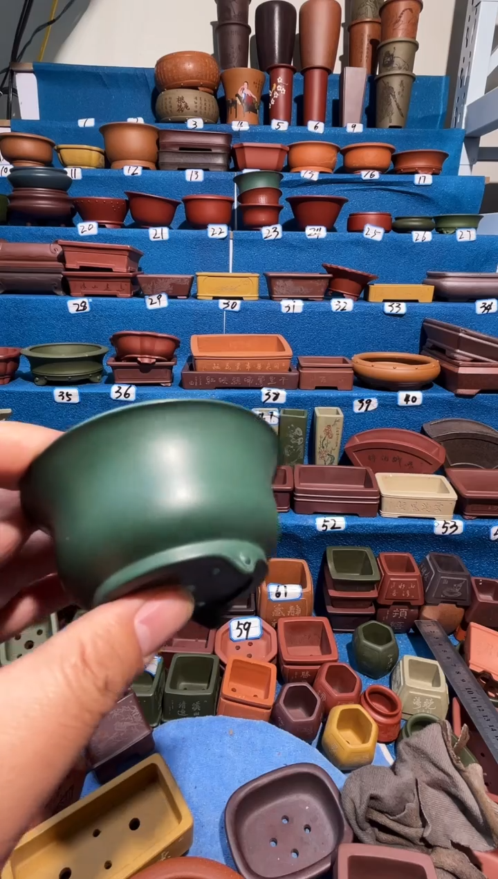 【闪购商品】紫砂紫砂花盆7.5*4