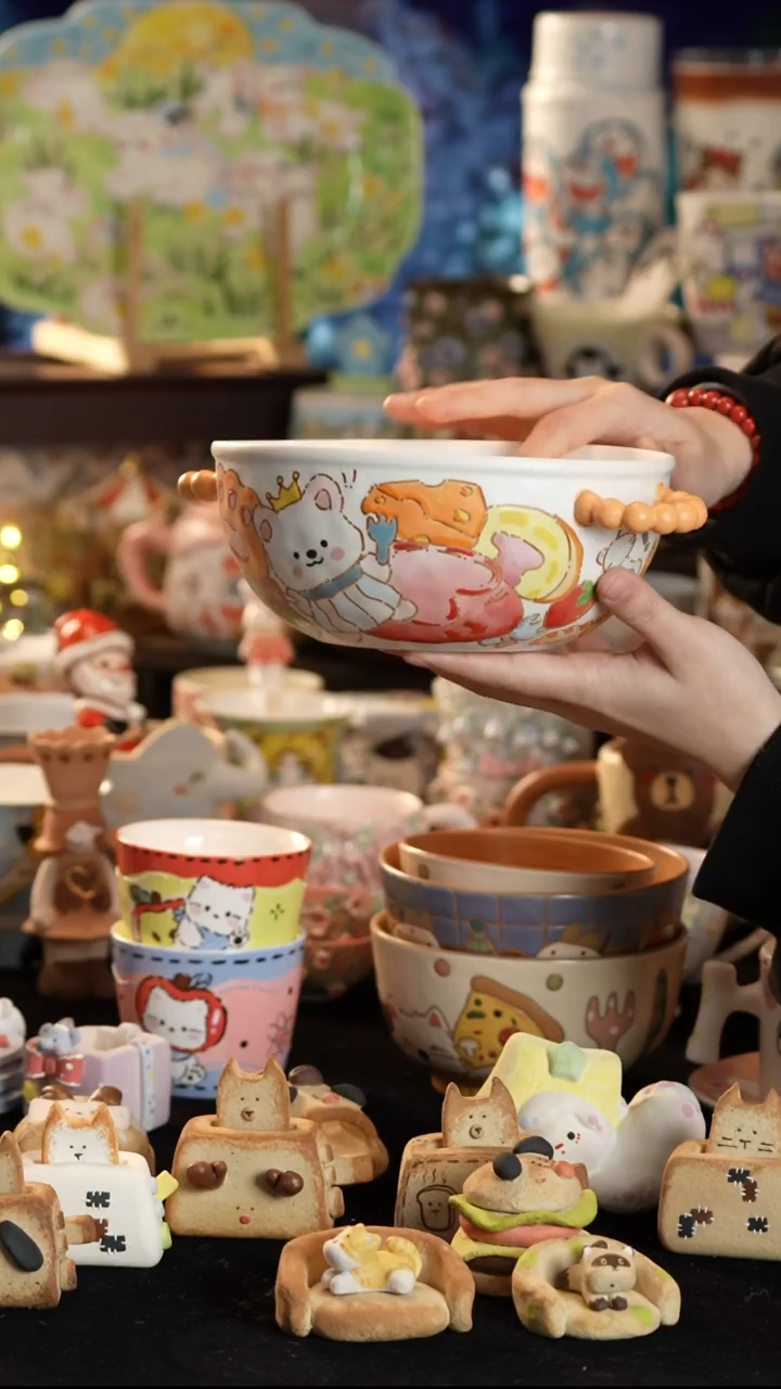 其他陶景德镇釉下彩手绘设计师款陶瓷