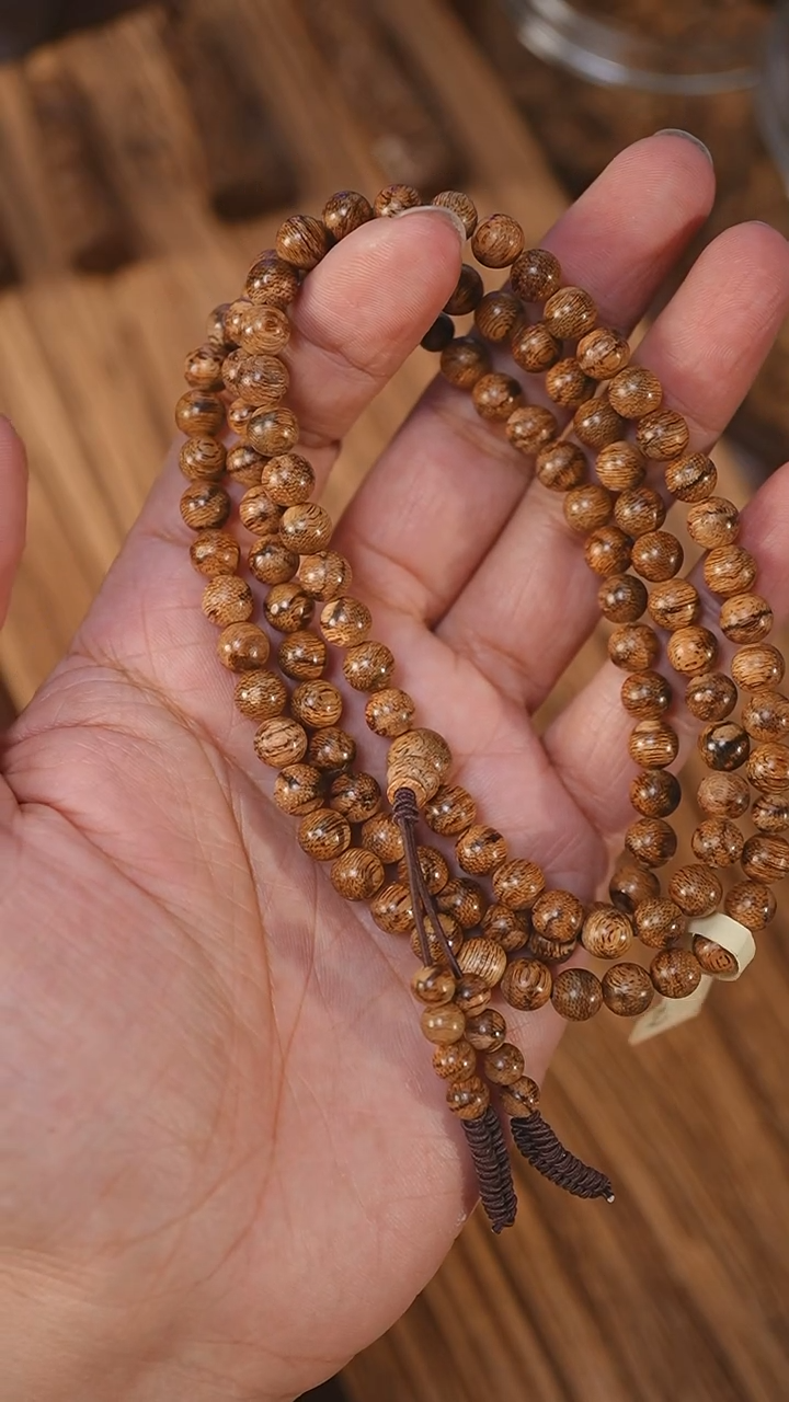 沉香手串菩萨棋软丝小棋楠0.68-16克lx1002