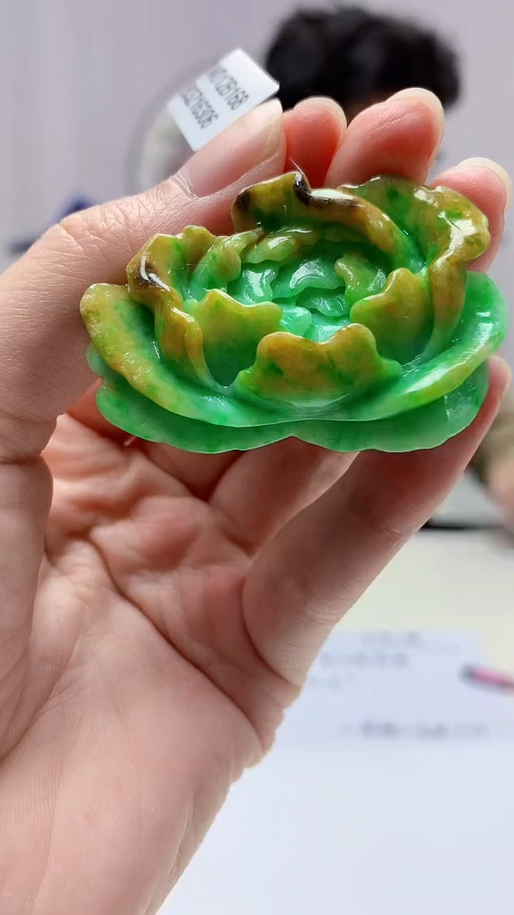 【闪购商品】定制翡翠未镶嵌4688zm-毛货挂件花牌42