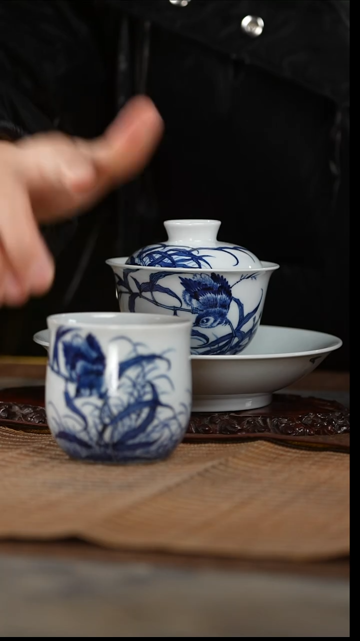 【闪购商品】墨舍柴窑仿明单翠套组