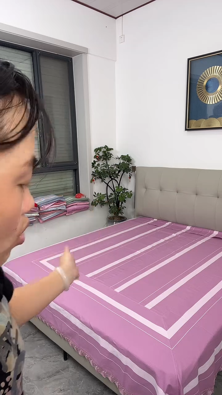 棉瑕疵手工布床单01