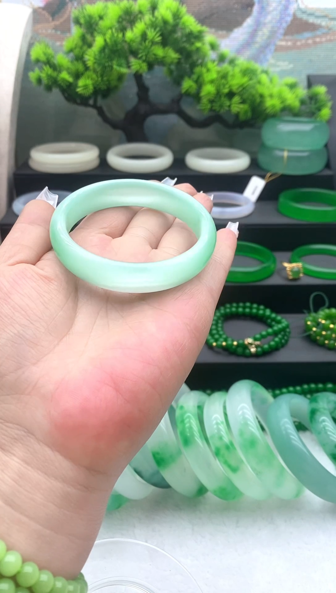 非金属珐琅猫眼54-55圈口