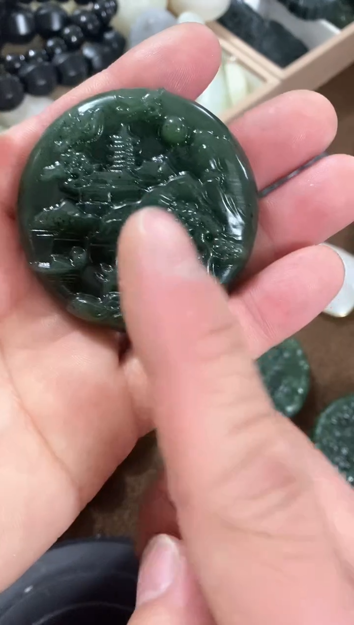 【闪购商品】和田玉吊坠(不含链)未镶嵌山水