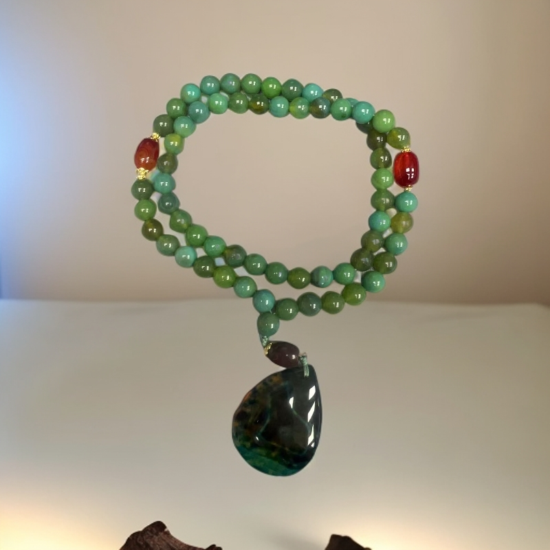 【照耀千秋 尽耀光芒】A801上古神珠毛衣链