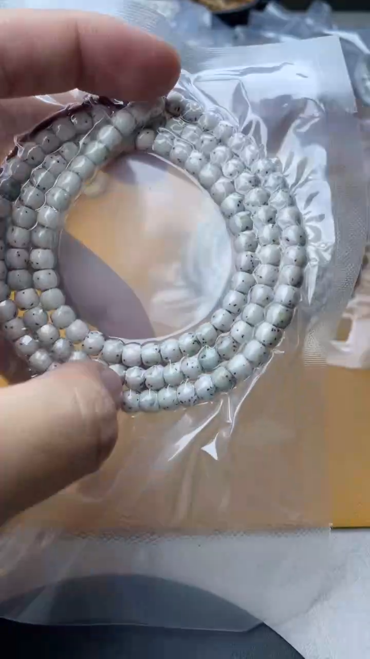 【闪购商品】星月菩提手串海南星月菩提石玉料长串顶留白6